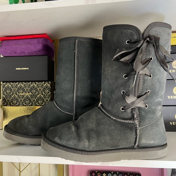 Style & Co Lace Up Winter Boots - Picture 2 of 5